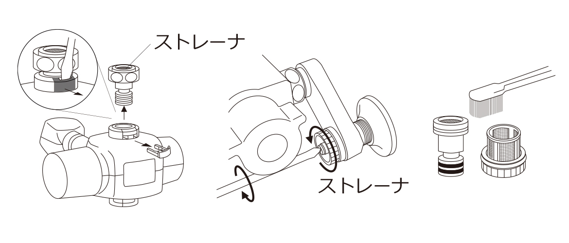 HS-72 ストレーナの清掃